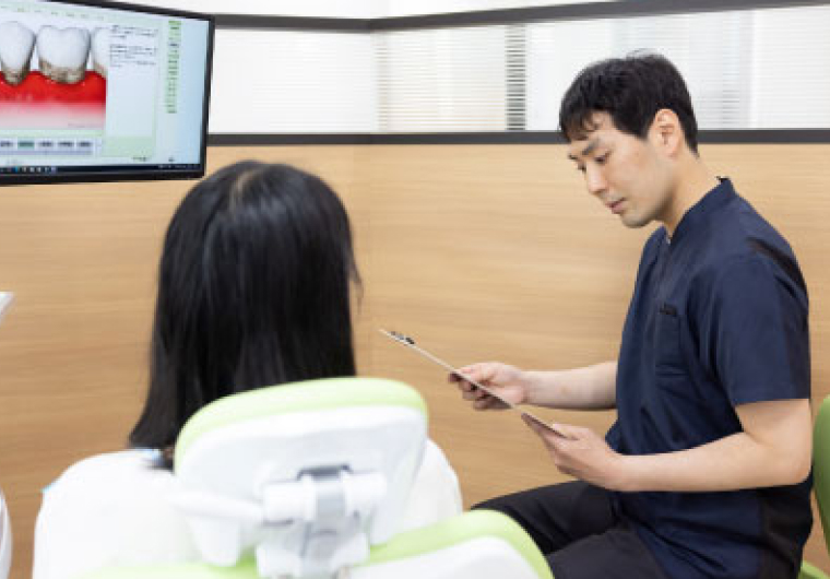 先進の設備を使った分かりやすい治療の説明
